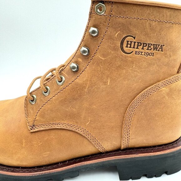 Chippewa Work Boots Men's Size 13 Wide EE Classic 2.0 EH Rated MC2069 Brown - Picture 5 of 12